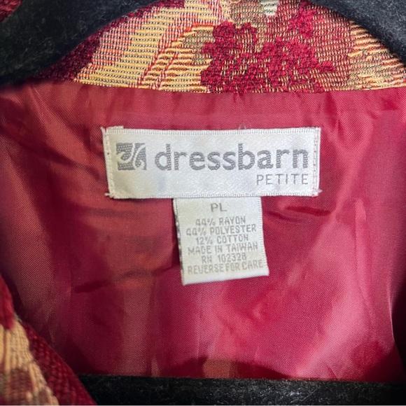 Dressbarn | Vintage Carpet Grandma Core Coat Jacket LP - Picture 6 of 6